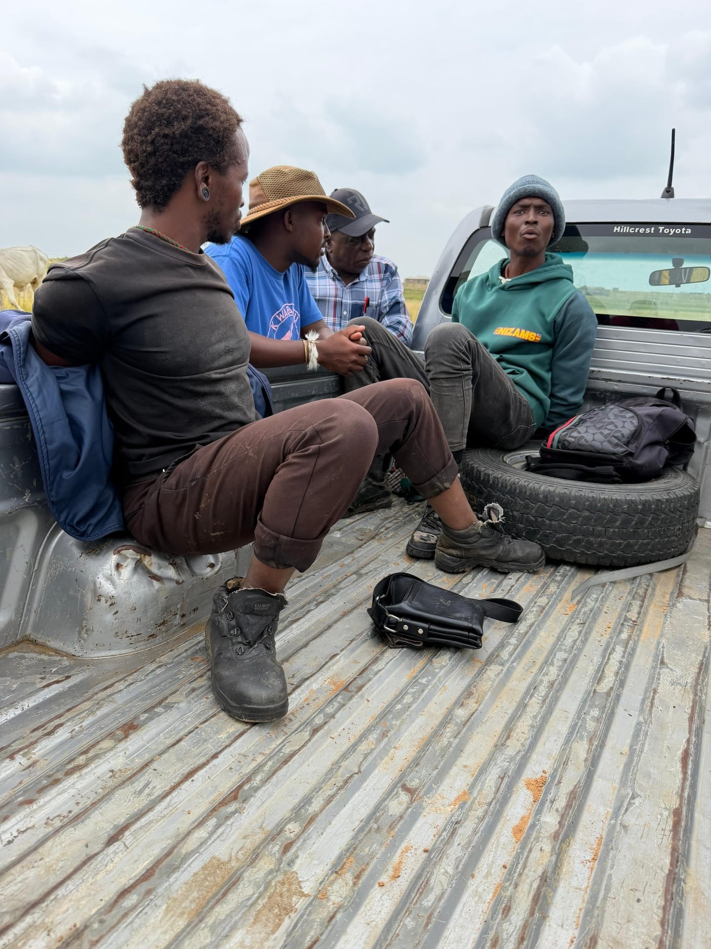 Suspects intercepted and detained during a Snesenzo Security farm-watch patrol